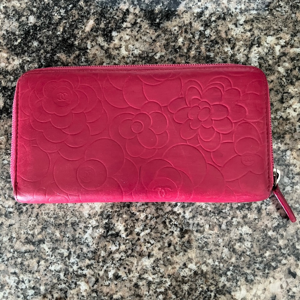 Chanel Pink Camilla Leather Wallet - Picture 4 of 12